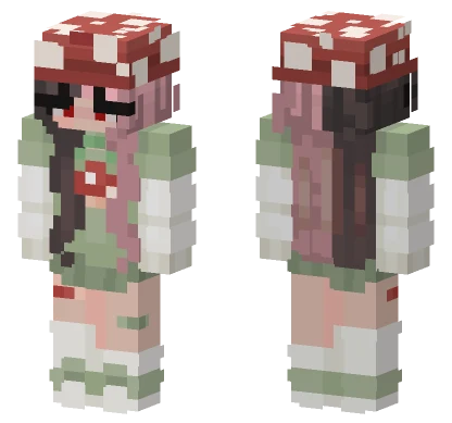 Mushroom Girl Minecraft skin