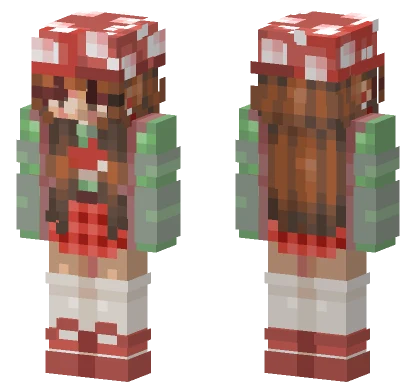 Mushroom Girl Minecraft skin