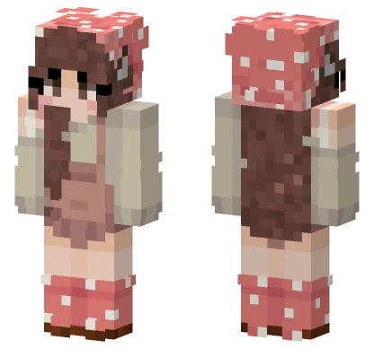 Mushroom Girl Minecraft skin