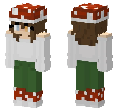 Mushroom Girl Variation 5 Minecraft skin