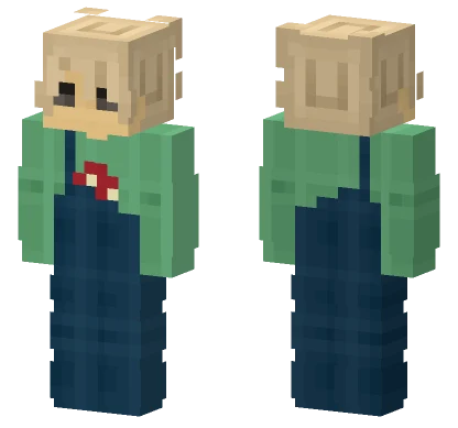 Mushroom Overalls Boy Minecraft skin