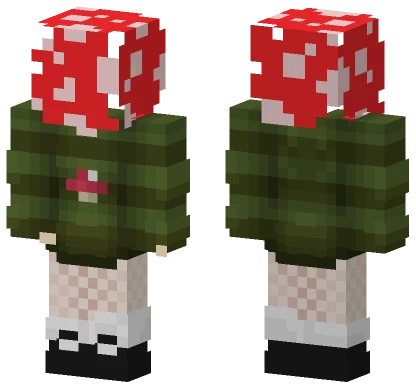 Mushroom Sweater Person Minecraft skin