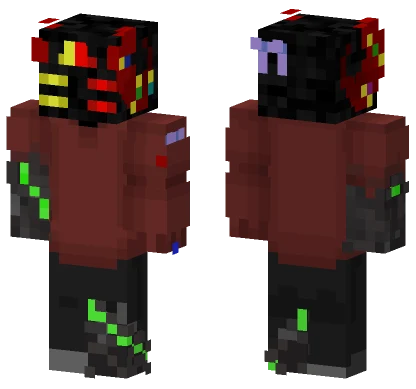 Mutated Cyborg Enderman Minecraft skin