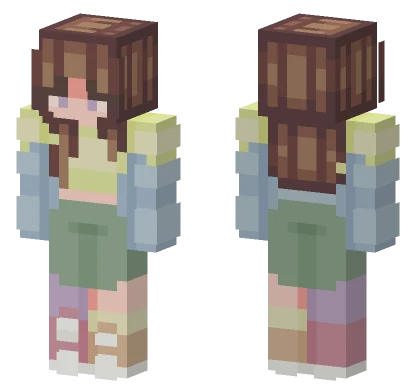 Muted Rainbow RCE Minecraft skin