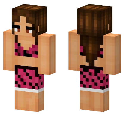 My GF Bikini Minecraft skin
