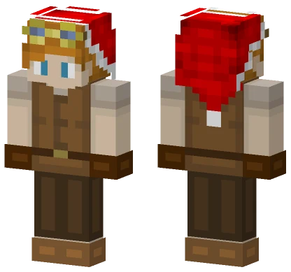 My Skin Santa Hat Minecraft skin