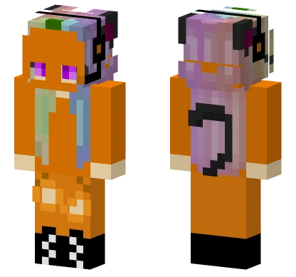My Skin With Ears And Tail Minecraft skin