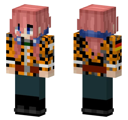Nakano Miku East German Camo Minecraft skin