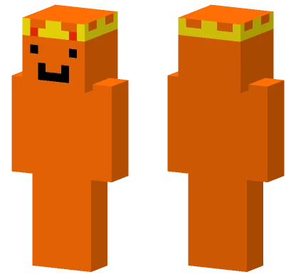 Nameless Orange Boy Minecraft skin