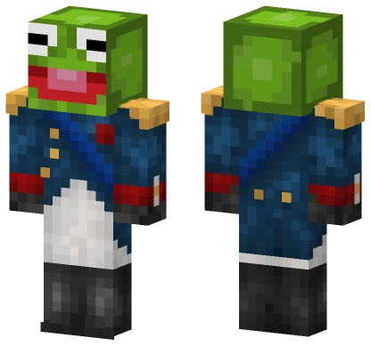 Napoleon Kermit Minecraft skin