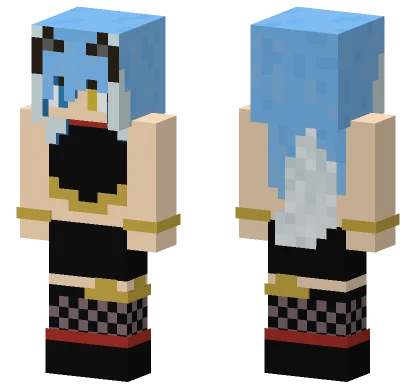 Nari Azure Minecraft skin
