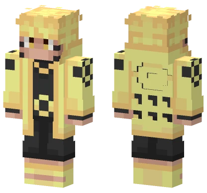 Naruto Biju Sage Mode Minecraft skin