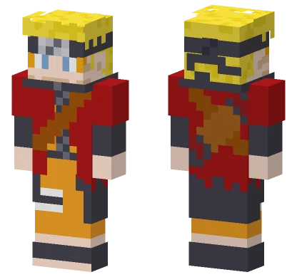 Naruto Shippuden Red Minecraft skin