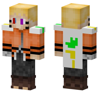 Naruto Uchiha Lord 7 Minecraft skin