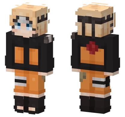 Naruto Uzumaki Minecraft skin