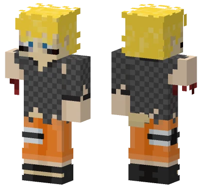 Naruto Uzumaki Minecraft skin