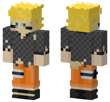 Naruto Uzumaki Minecraft skin