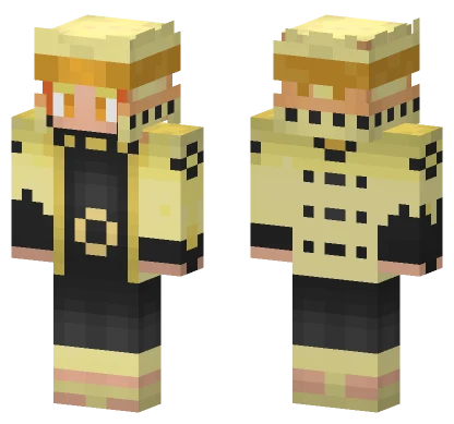 Naruto Uzumaki Minecraft skin
