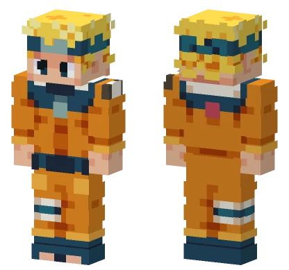 Naruto Uzumaki Minecraft skin