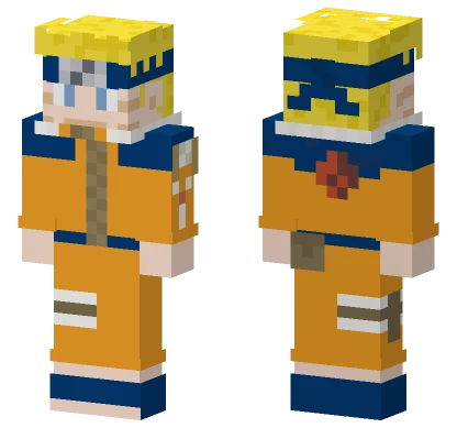 Naruto Uzumaki Team 7 Minecraft skin