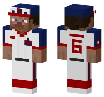 Nationals Home Alternate Minecraft skin