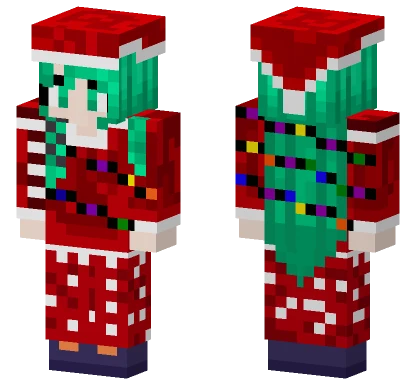 Natsumi Merry Christmas Minecraft skin
