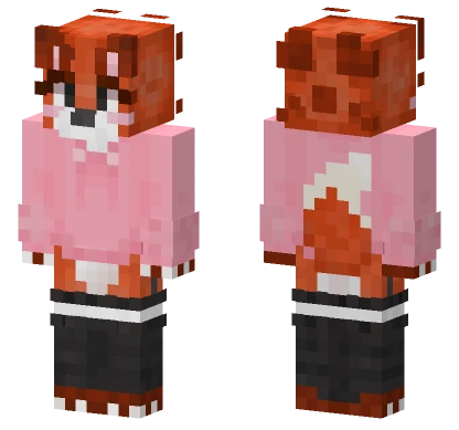 Natural Fox Outfit Minecraft skin