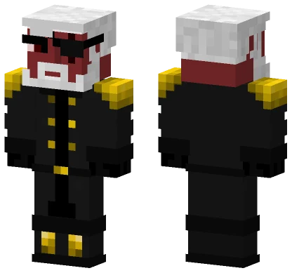 Naval Officer Uniform Minecraft skin