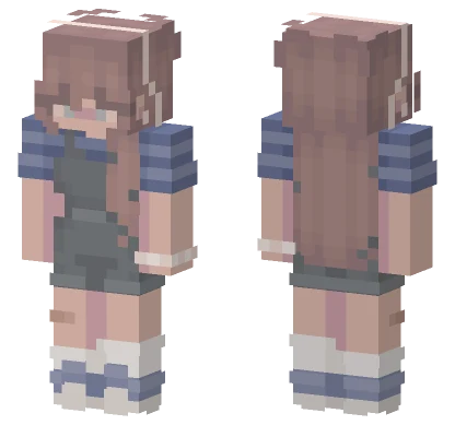 Navy Blue Outfit Minecraft skin