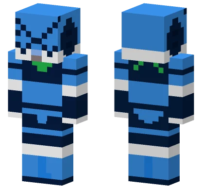 Navy Spaceman Minecraft skin