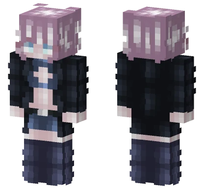 Nazuna Nanusa Casual Minecraft skin