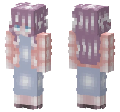 Nazuna Nanusa Casual Call of the Night Minecraft skin