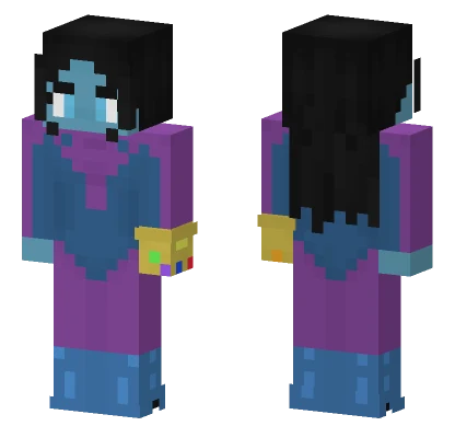 Nebula Girl Minecraft skin