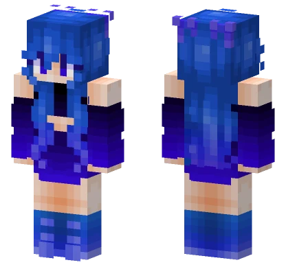 Nebula Girl Minecraft skin