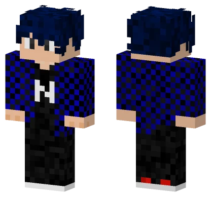 Neguibiandoando Blue Outfit Minecraft skin