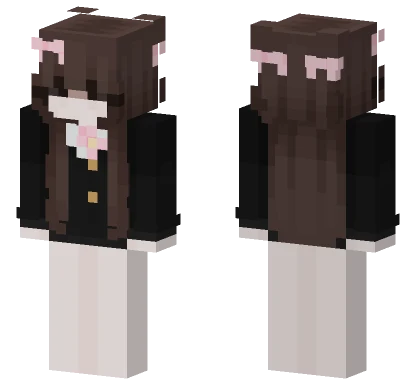 Neko Girl Uniform Minecraft skin