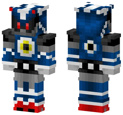 Neo Metal Sonic Minecraft skin