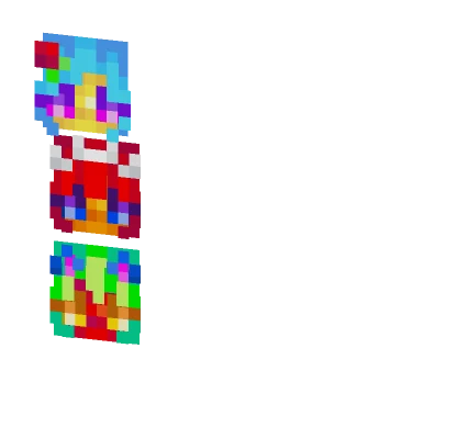 Neon Character Minecraft skin