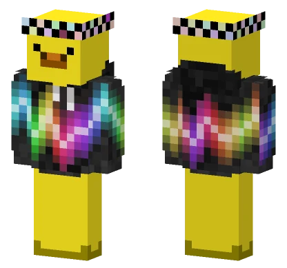 Neon Duck Minecraft skin