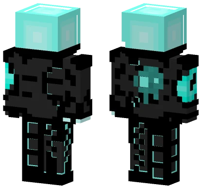 Neon Overlord Minecraft skin