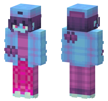 Neon Pink Outfit Minecraft skin