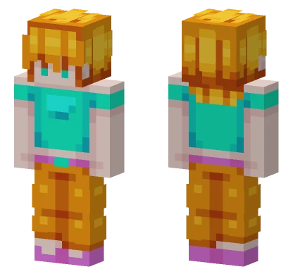 Neon Summer Pce Minecraft skin