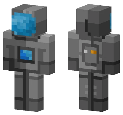 Neptune Space Person Minecraft skin