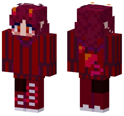 Nerium Demon Girl Minecraft skin