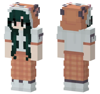 Nertix Fox Girl Minecraft skin
