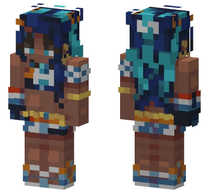 Nessa Hamster323 10k Contest Minecraft skin