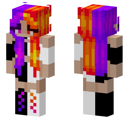 Nether And End Girl Minecraft skin
