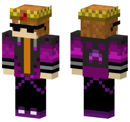 Nether King Awesamdude Crown Minecraft skin