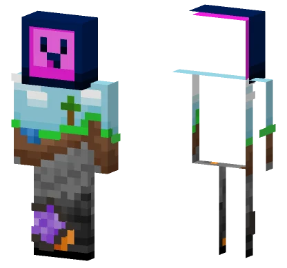 Nether Portal Collab Minecraft skin