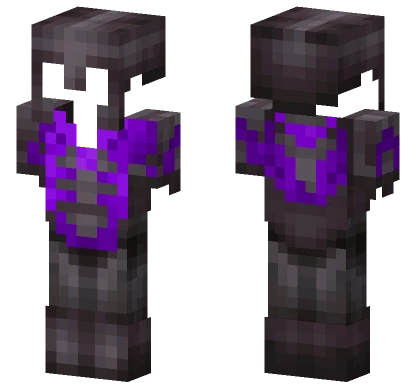 Netherite Amethyst Armor Minecraft skin